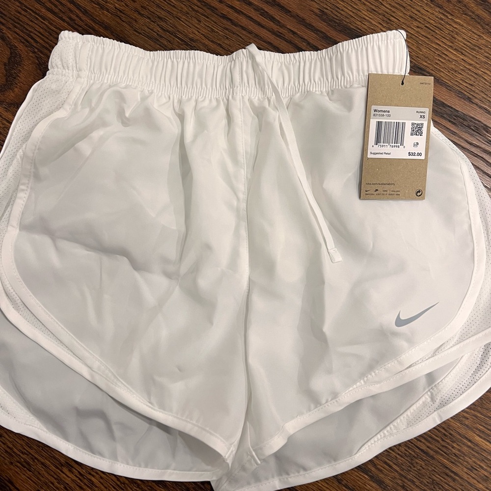 Nike Women's Athletic White Shorts